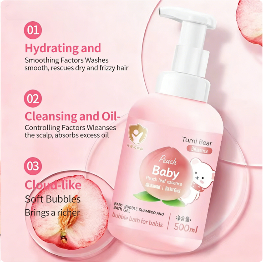 ORANGLES Baby Rosemary Shampoo & Conditioner – Best Formula Hair Care Shampoo with Private Label & Professional Grade Care - angled perspective - Image 4 of 4 | excellent for daily use | New York | Free Shipping ORANGLES