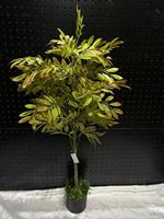 Künstlicher Goldener Olivenbaum für Abschlussfeiern Innen- und Außenbereich Plastik-Simulationspflanzen Gartendekoration Herbstpflanze Heim- und Hoteldekoration