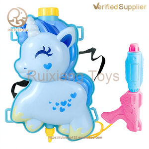 Venta al por mayor lindo Unisex mochila de plástico Super Shooter <span class=keywords><strong>bomba</strong></span> pistola de agua de juguete de verano playa piscina juego de juguete para niños - Product Image 4