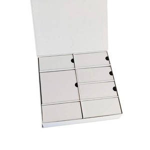 Customized <b>white</b> magnetic <b>gift</b> <b>box</b> with printed inserts, customizable according to needs - Product Image 1