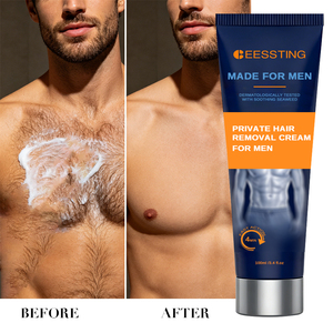 Crème dépilatoire formule douce marque privée, parfum naturel, action rapide, pour hommes - Product Image 2