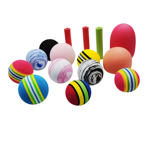 Prix d'usine en gros Surface lisse Eva Foam Antenne Ball Amusement Park Colored EVA Foam Ball