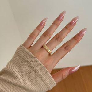 Dylam High Jewelry Supplier <b>Dainty</b> Frosted Surface Sterling Silver Eternity Band 5A Cubic Zirconia Engagement Promise <b>Ring</b> - Product Image 5