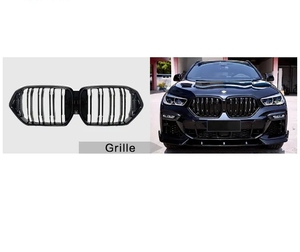 Kit Carrozzeria G06 per <span class=keywords><strong>BMW</strong></span> <span class=keywords><strong>X6</strong></span> G06 X7 G07, Aggiornamento a Black Knight, Include Labbro Anteriore, Diffusore Posteriore e Minigonne Laterali - Product Image 4