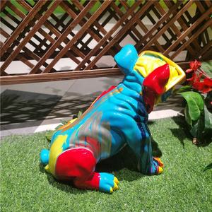 Escultura de resina de perro tipo buggy, escultura de perro <span class=keywords><strong>Bulldog</strong></span> de tamaño real para Decoración - Product Image 5