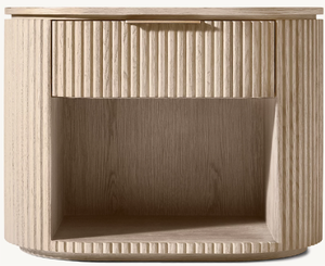 Mesa de Noche de Madera Sólida Estilo Norteamericano, Nueva Mesa de Noche Multifuncional de Madera - Product Image 4