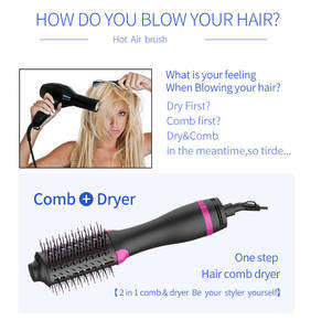 Sèche-cheveux multifonction <span class=keywords><strong>Brosse</strong></span> à cheveux chaude - Product Image 3