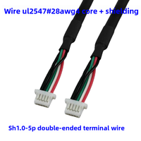 SH10-4P Doppelkopf-Touchscreen-USB-Datenterminalkabel, geschirmtes Kabel 2547-28AWG, Reinkupferleiter, verschiedene Längenoptionen für Audio