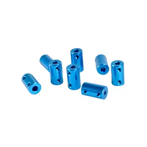 1Pc D14L25 Aluminium Koppeling Boring 5*5Mm 5*8Mm 8*8Mm 3D print Deel Blauw Flexibele As Koppeling Schroef Deel Stappenmotor