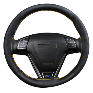 <span class=keywords><strong>Volant</strong></span> de voiture universel, accessoires de voiture, housse de <span class=keywords><strong>volant</strong></span> en <span class=keywords><strong>cuir</strong></span>, cousue <span class=keywords><strong>à</strong></span> la main, décorative, intérieur en fibre, résistante <span class=keywords><strong>à</strong></span> l'usure - Product Image 4