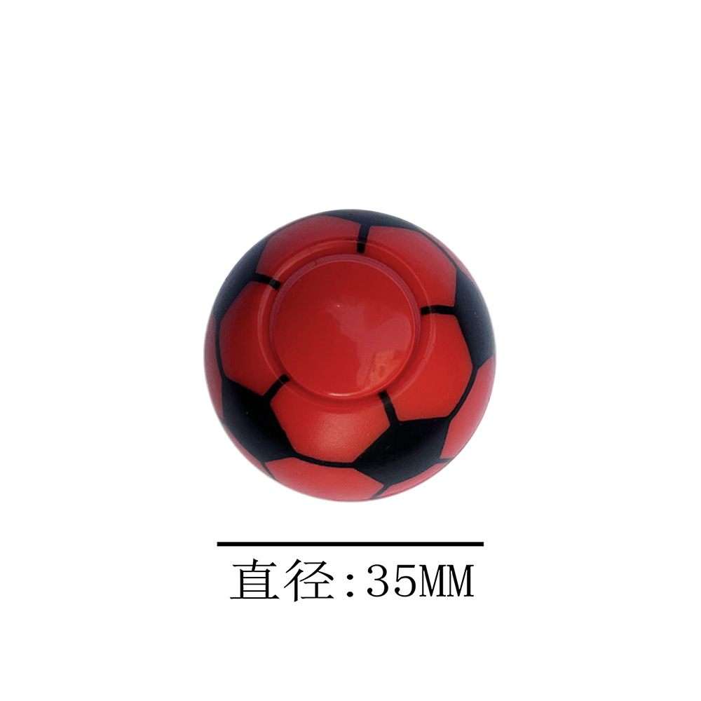 Toupie de football orange