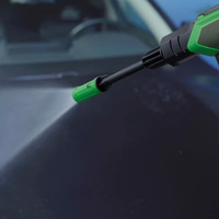 Hidrolavadora Portátil Inalámbrica de Alta Presión con Batería de Litio Recargable, Máquina de Limpieza con Chorro de Agua para Auto, Hogar y Jardín