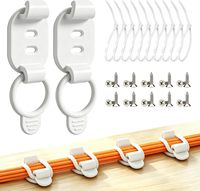 Clips de gestion de câbles de bureau durables, organisateurs de câbles de données et de souris avec supports de fixation robustes pour le rangement