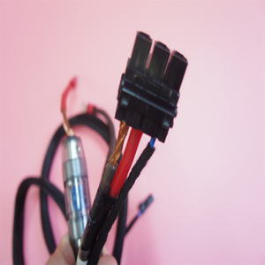 Pengekang kawat manufaktur steker penerbangan harness mekanis dan peralatan elektronik konektor harness steker hitam - Product Image 6