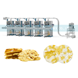 Giá tốt nhất Hàn Quốc khỏe mạnh popped chip bộ vi xử lý Puff Snack gạo <span class=keywords><strong>Cracker</strong></span> làm Nướng Loại Pop gạo nâu bánh máy - Product Image 1