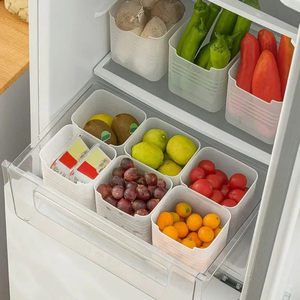 Wholesale Organizer Plastic <b>Storage</b> Bins & <b>Boxes</b> for Home <b>Kitchen</b> Refrigerator Fresh Food Container Cold Crisper Fruit Spice - Product Image 5