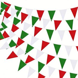Polyester String Hanging DIY Triangle Bunting Bulk <b>Garland</b> Digital Grand Opening Carnival Birthday Party <b>Outdoor</b> Decoration - Product Image 1