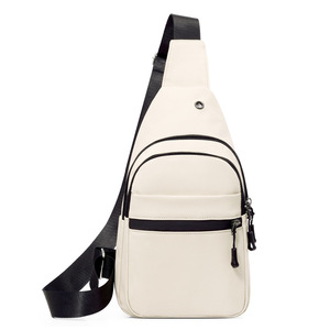 BSBH Wholesale Modern Fashion Durable Casual Sling Bag Custom Logo Waterproof Mini Crossbody Small Chest Bag for Mens Polyester