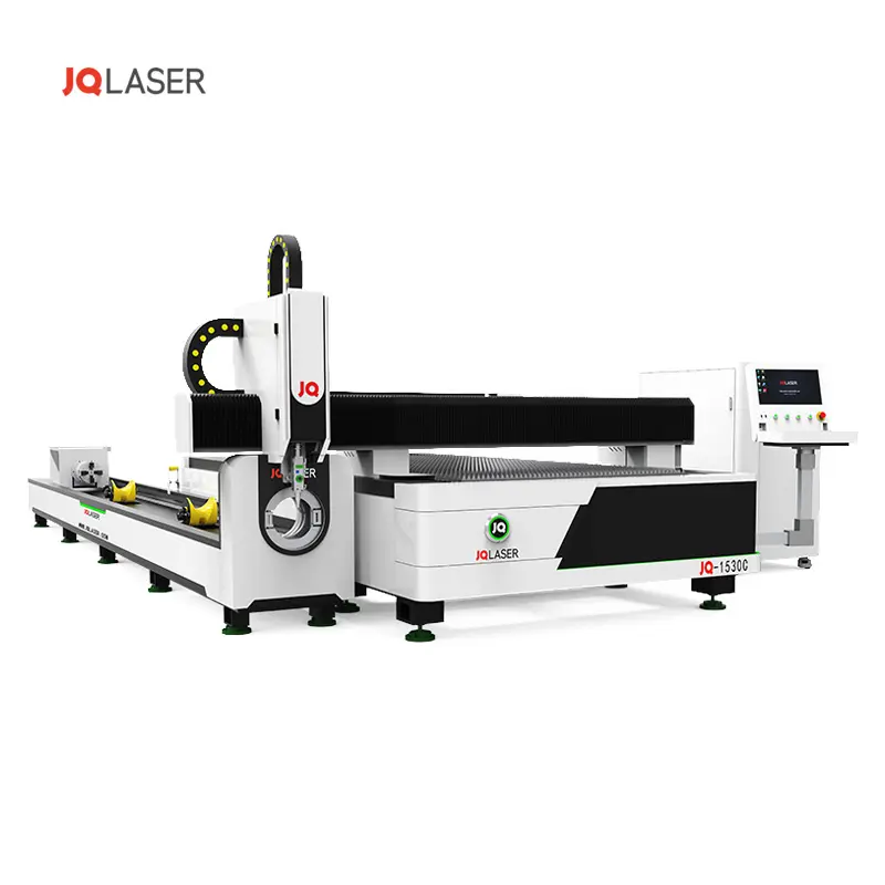 2022 jq laser on sale 1530 tube and plate laser cutting machine cnc control fiber laser cutting machine