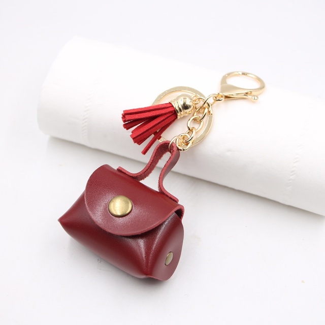 Wholesale Mini Fashion Retro Coin Purse Keychain Car Pendant Accessories Korean Style Bag Charm Small Bag Pendant Creative Gift