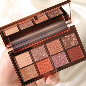 ظلال عيون جديدة بـ 8 ألوان عالية الجودة بعلامة تجارية خاصة، مخصصة بشعار خاص، مقاومة للماء، طويلة الأمد، نباتية وخالية من القسوة، بودرة لامعة - Product Image 2