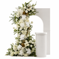 Arche de fleurs synthétiques en gros pour mariage et anniversaire, arche décorative de fleurs artificielles