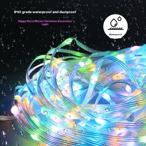 Led dây da đèn cho Bluetooth âm nhạc Ngựa chạy nước ma thuật ba-dây điểm điều khiển thông minh dải đèn 5m giáng sinh - Product Image 1