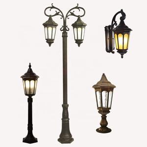 Siyah/bronz Retro açık peyzaj lamba su geçirmez avlu ışık bahçe Villa topluluk için Vintage dış aydınlatma - Product Image 1