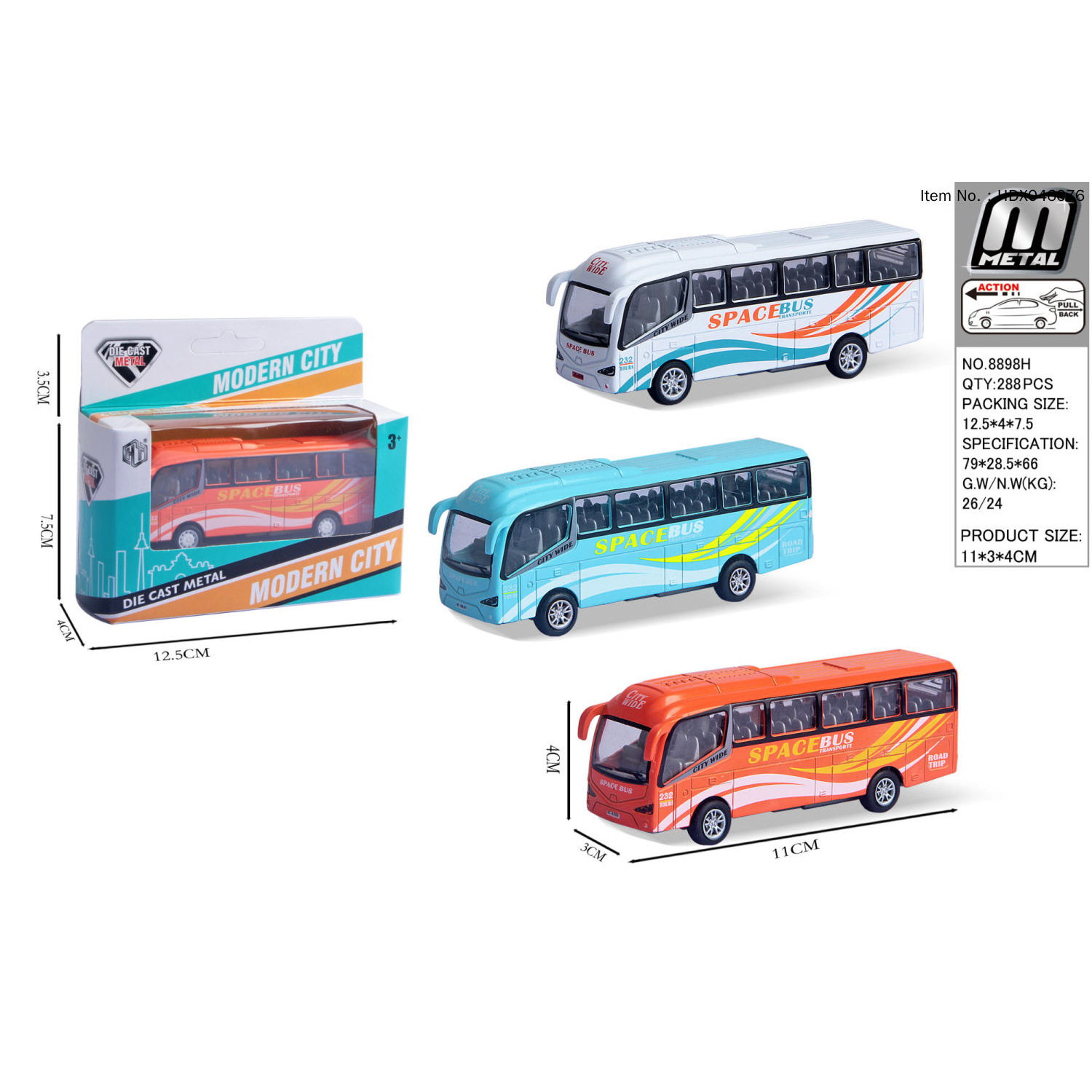 Hdx046076alloy Tire hacia atrás coche de pasajeros