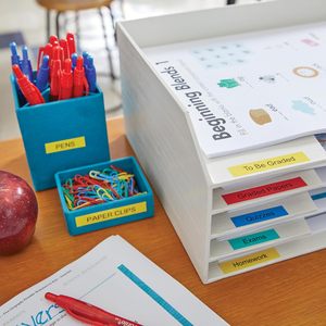 Cinta de Etiquetas Autoadhesiva Multiusos de Plástico <span class=keywords><strong>LT</strong></span> Compatible con <span class=keywords><strong>DYMO</strong></span> S0721640 91204, 12 mm x 4 m, Negro sobre Verde, para la Impresora de Etiquetas LetraTag - Product Image 5