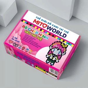 Juguete Educativo de Mosaico de Píxeles con Más de 700 Piezas, Bloques de Construcción DIY, Set de Aprendizaje STEM Montessori, OEM ODM HALO - Product Image 2
