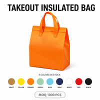Sac isotherme pour livraison de repas – Garde les aliments chauds ou froids pendant 4 à 6 heures – Sac de livraison thermique pour plats à emporter – Étanche – Grande capacité – Logo personnalisé