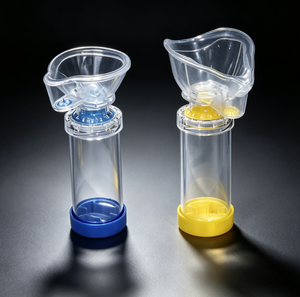 <span class=keywords><strong>Chambre</strong></span> <span class=keywords><strong>d</strong></span>'aérosol Yingmed, espaceur pour inhalateur MDI pour adulte - Product Image 1
