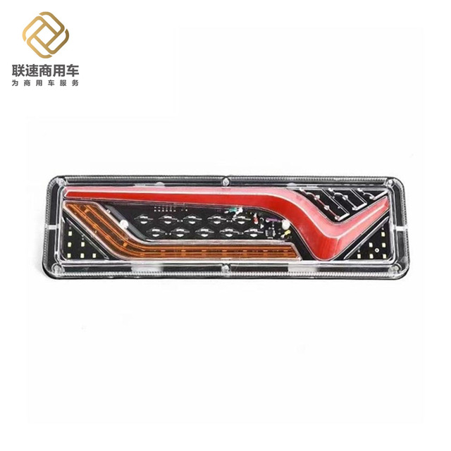 2PCS 12V/24V 25W 5000K 3000 Lm LED Trailer Tail Light IP67 Waterproof Brake/Reverse/Fog Lamp Clear Lens New CE Certified