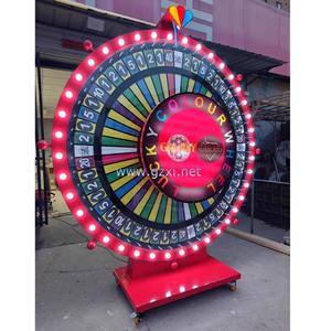 Huaxi <span class=keywords><strong>ล้อ</strong></span>นำ<span class=keywords><strong>โชค</strong></span>สุดๆ2.4เมตรไฟเทศกาลคริสต์มาสหมุนได้รางวัล<span class=keywords><strong>ล้อ</strong></span>เงินสดอิสระทำจากไม้ AC 220V - Product Image 4