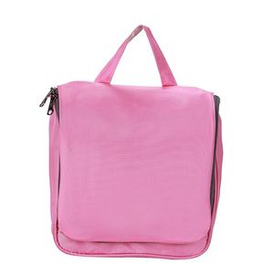 BSCI Factory <b>Folded</b> Waterproof Bathroom Storage <b>Bag</b> Oxford Travel Cosmetic <b>Bags</b> Customize Organizer Makeup Toiletry <b>Bag</b> with - Product Image 5