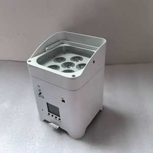 Groothandelsprijs Witte Uiterlijk 6*18W <span class=keywords><strong>LED</strong></span> Draadloze Batterij <span class=keywords><strong>Par</strong></span> Lampen Licht voor Podiumdecoratie Concertpodiumapparatuur - Product Image 2