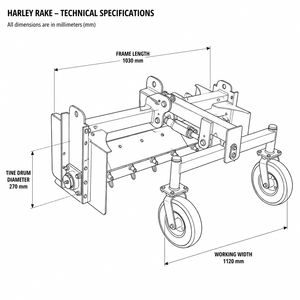 Pompe hydraulique BLVT pour <span class=keywords><strong>mini</strong></span>-chargeuse et attache de conditionneur de sol à dents pour aménagement paysager à fixation rapide - Product Image 5