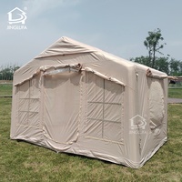 Tente de camping gonflable en plein air, cabine de camping gonflable, tente de camping Oxford anti-moustiques