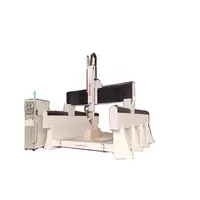 Máquina de fresagem 3d cnc, máquina rotativa de 180 graus de fresagem, máquina de esculpir cnc, centro de roteador, 4 eixos cnc
