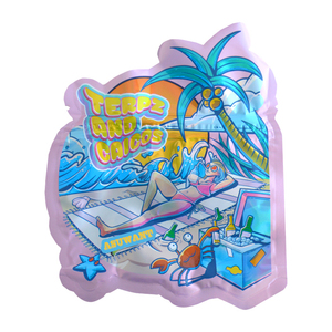 Custom Printed Soft Touch Plastic Packaging Funny Irregular Special Shaped 3.5g <strong>Cookie</strong> Die <strong>Cut</strong> Zip Lock Smell Proof Mylar Bags - Product Image 3