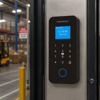Serrure de Porte Extérieure Étanche à Empreinte Digitale avec Clavier et Code Carte pour Accès aux Portails et Entrées de Parking - Fournisseur Chinois