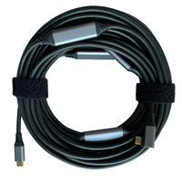 Câble d'extension actif USB 3.1 en alliage d'aluminium de 15 m, 10 Gbps, 4 répéteurs USB-C, flexible, réutilisable, accessoires pour appareil photo