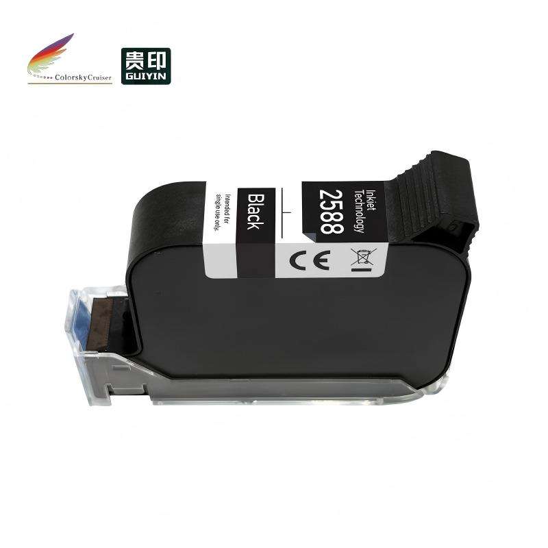 Fast Dry 2588+ 2588M 2588G Black Ink Cartridge for Hand Held Portable ...