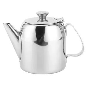 Coffee Pot Teapot Stainless Steel Tea Kettle Cold Water Jug Short Spout Stainless Steel Tea Kettle for Home