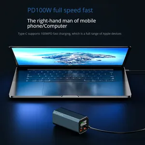 2025 nouveau produit <span class=keywords><strong>Powerbank</strong></span> 20000mAh ordinateur portable tablette téléphone portable Portable batterie externe PD <span class=keywords><strong>100</strong></span> <span class=keywords><strong>Watt</strong></span> chargeur de batterie externe - Product Image 5