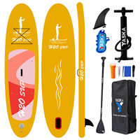 Planche de paddle gonflable H2O H2O-C en PVC, portable, avec une seule aileron, 12 kg, légère, tous accessoires inclus, directement de l'usine