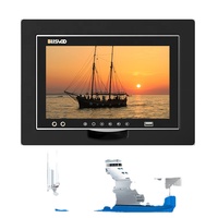 Layar 13.3 inci kursi nirkabel belakang Android, Monitor pemutar dvd mobil sistem iklan Bus kapal pesiar layar hiburan