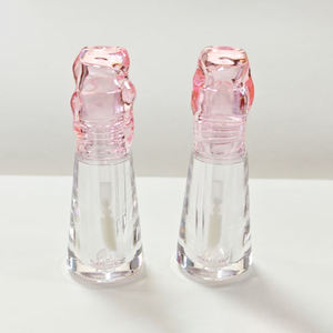Tubos de Brillo Labial Vacíos Transparentes, Recargables, de Plástico, con Logotipo Personalizado, Tubo de Aceite Labial, Aplicador de Plástico, Envase Cosmético - Product Image 2