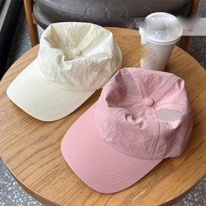 Quick Dry Thin Baseball Unisex Solid Color Mesh Cap Summer Outdoor Breathable Sunscreen Sunshade <b>Hat</b> <b>for</b> Men Women - Product Image 2